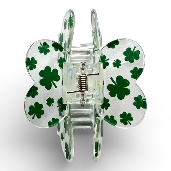 Shamrock Claw Hair Clip New - Picture 4 of 4